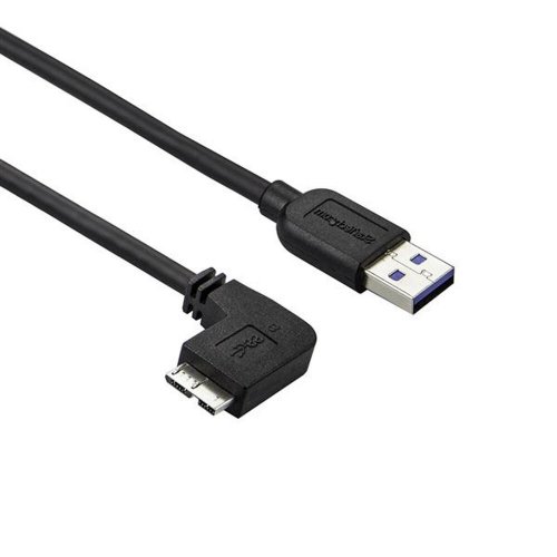 USB-kabel till mikro-USB Startech USB3AU2MLS Svart