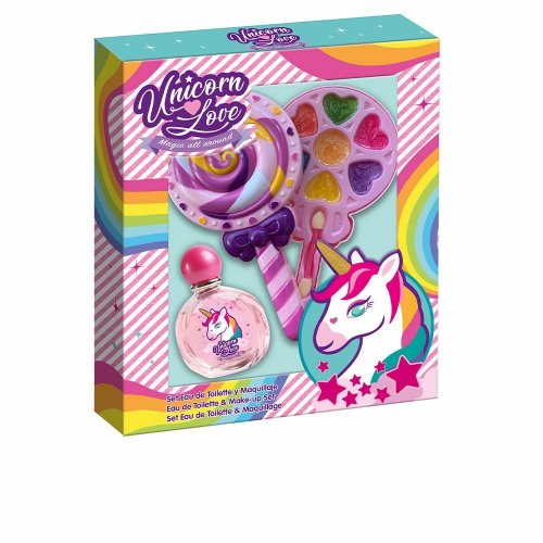 Sminkset för barn Cartoon Unicorn Love Bi Lollipop (9 pcs)