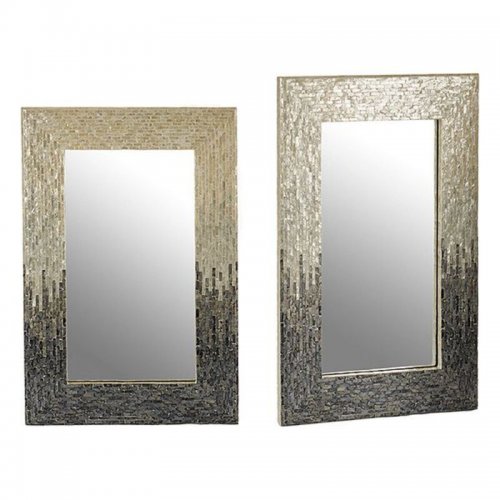 Speglar Grå Nedbruten Speglar (2,5 x 91,5 x 61,5 cm)